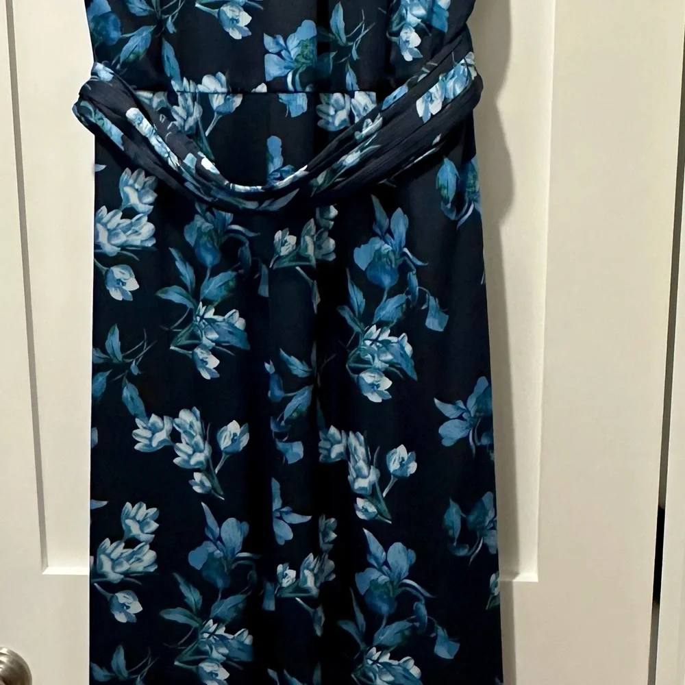 Perfect Wedding Guest Dress: 2025 Sachin & Babi Kayla Maxi Silk Gown - Picture 8 of 12